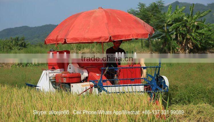 Whirlston harvesting in Indonesia high quality low price of middle rice paddy harvester