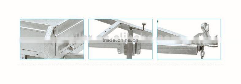 High Quality Hot Dipped Galvanised 7x4 Welded Box Trailer For Sales