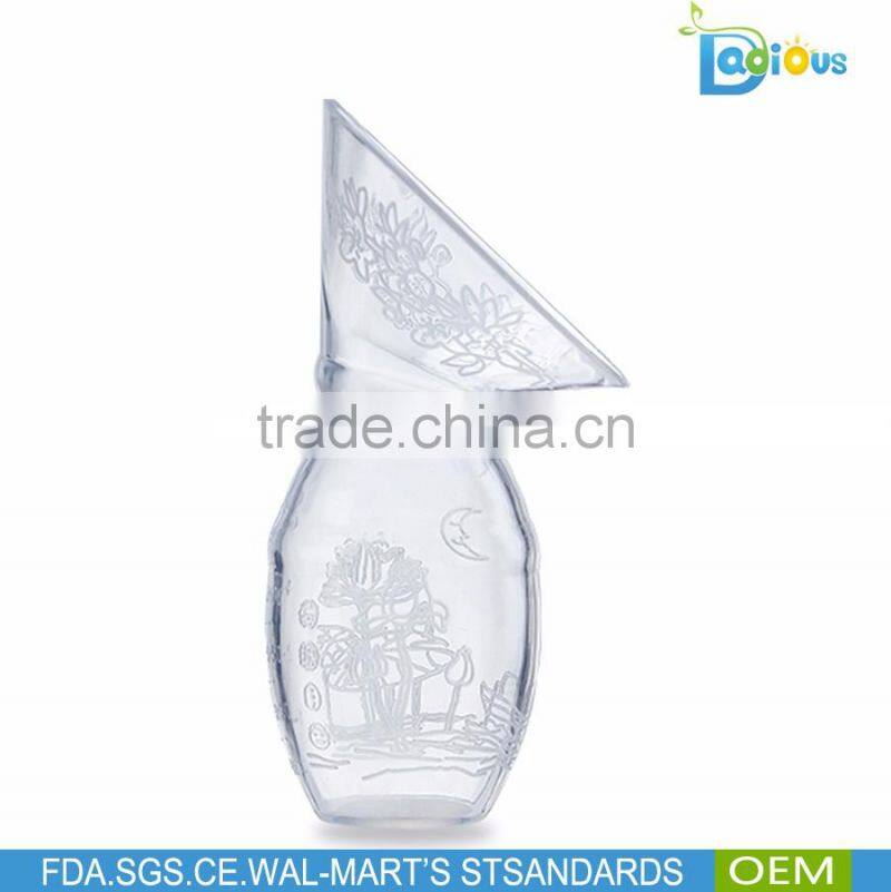 All in 100% Food Grade Manuel Silicone Breast Pump