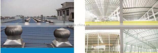 Pig farm MgO roof tile with Anti-aging film coat and fiireproof insulation of 5mm thickness,960mm width