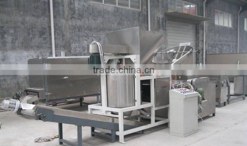 Stainless steel multifunction potato chips frying machine