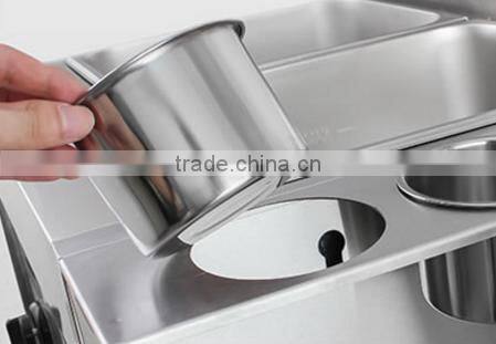 Kitchen Equipment Double Basket Commercial Gas Deep Fryer With Storage Barrel(whatsapp:0086 15039114052)