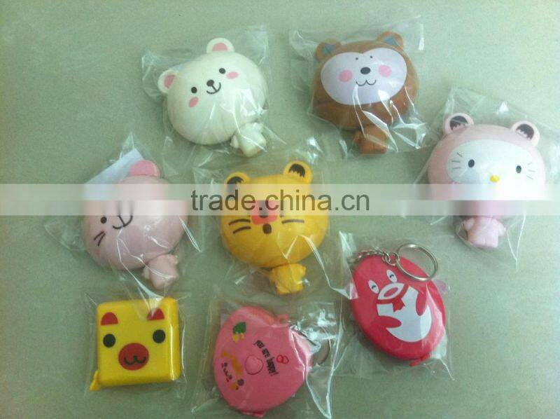 Promotional cheap measuring tape with button