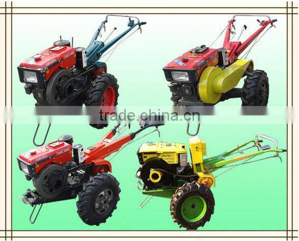 12hp electric start farm use new walking tractor