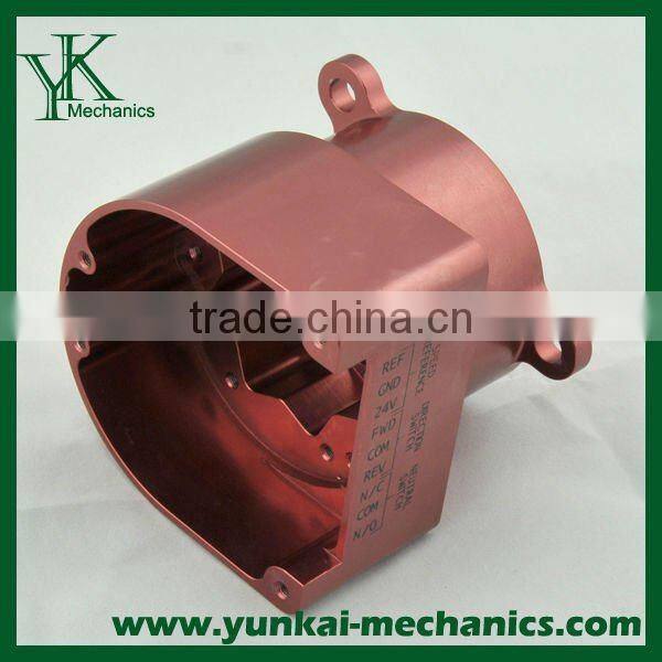 Analytical instrument housing parts, cnc turning parts with various color finish, precision cnc machining