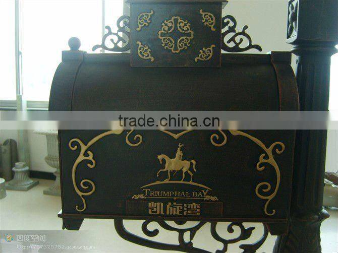 waterproof die casting mail box