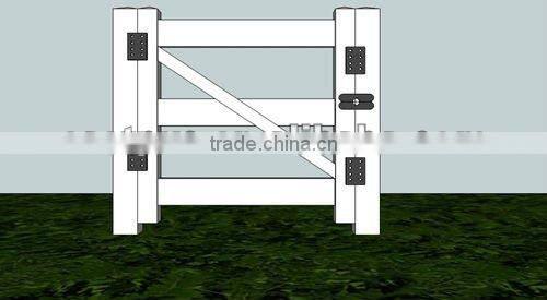 cross buck pvc horse fence