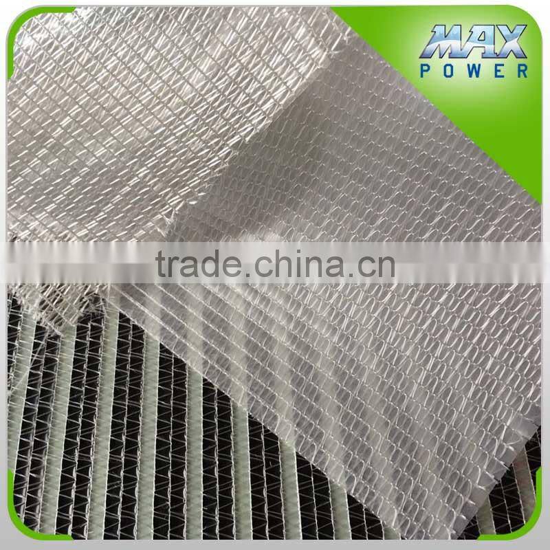 Agricultural greenhouse knitted shade cloth