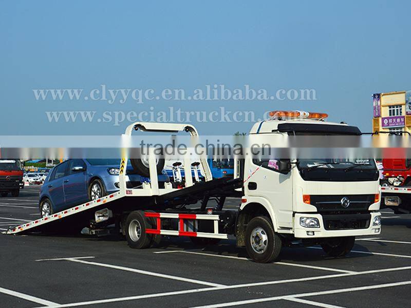 Dongfeng new RHD 4Ton flatbed tow truck for sale