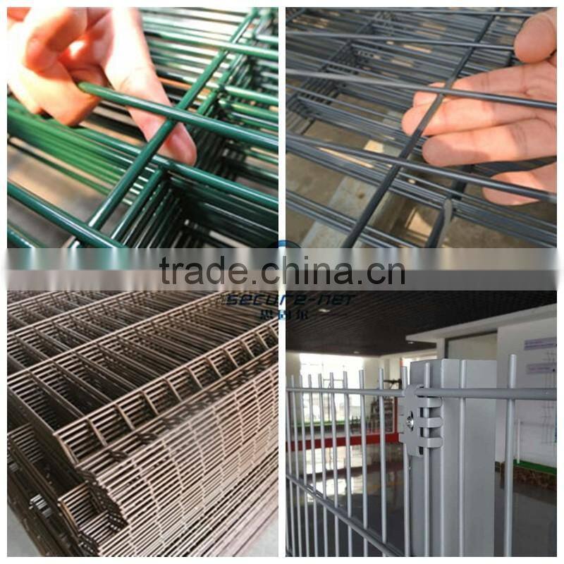 rust proof galvanized PVC coated invisible security fence panels