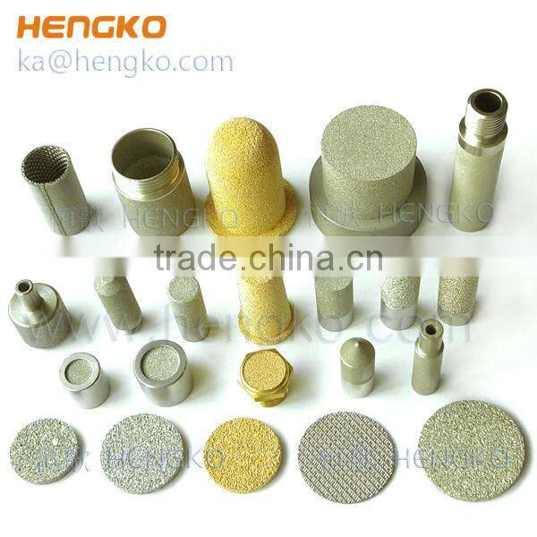 Sintered metal microporous stainless steel dust filter