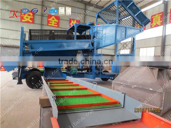 High capacity trommel scrubber machine, gold refining equipment, gold wash plant With Patent