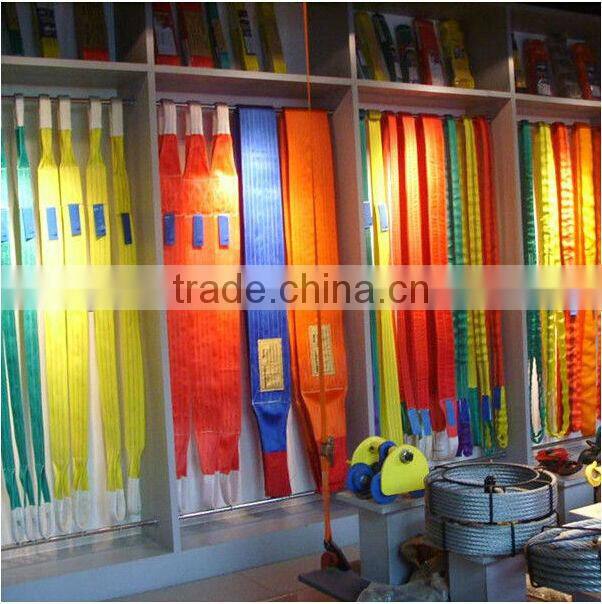 Polyester lifting flat webbing slings