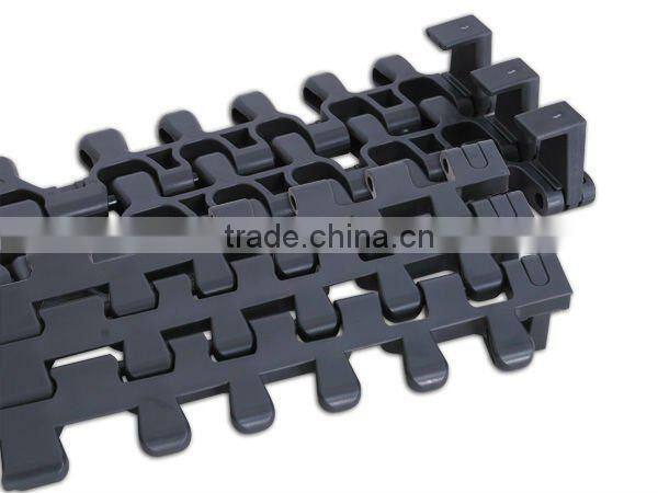 7956 Radius Solid Top With TAB Modular Conveyor Belt