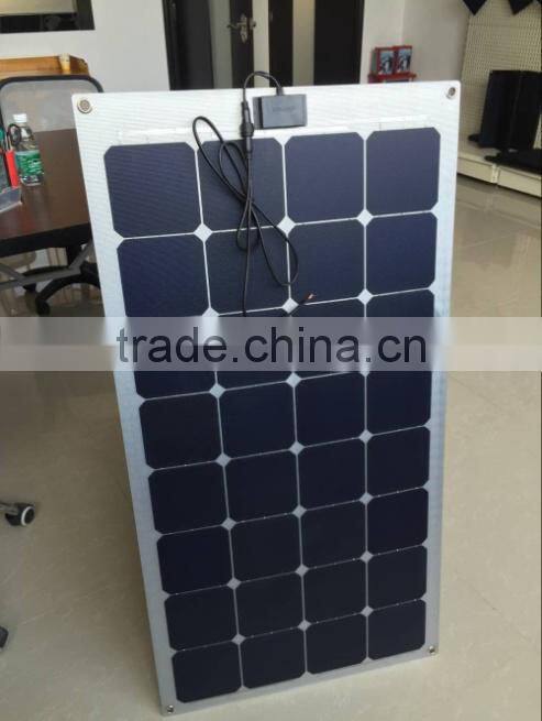 100W/18V Semi flexible solar cell panel
