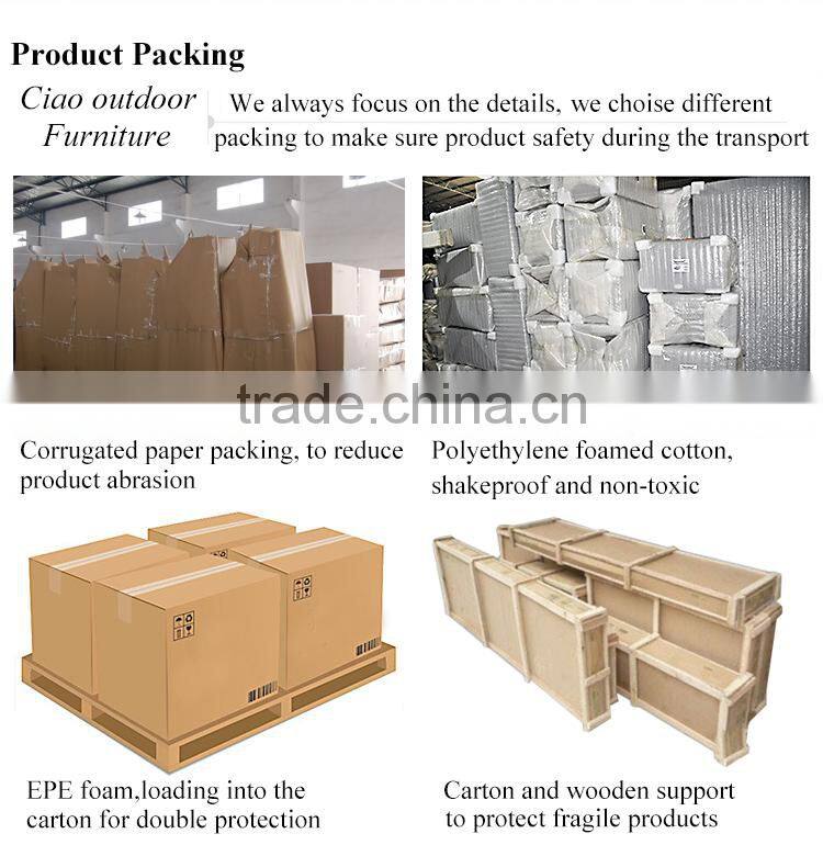 wholesale patio rattan furniture leisure outdoor wicker coffee table and chair