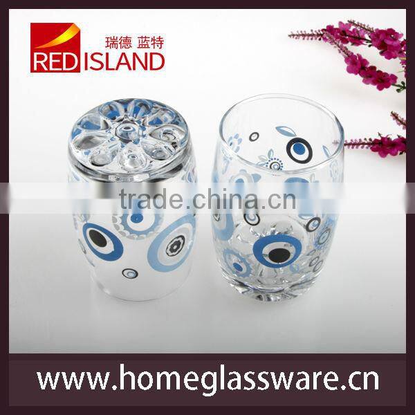 New Design silk screen printing glass cup