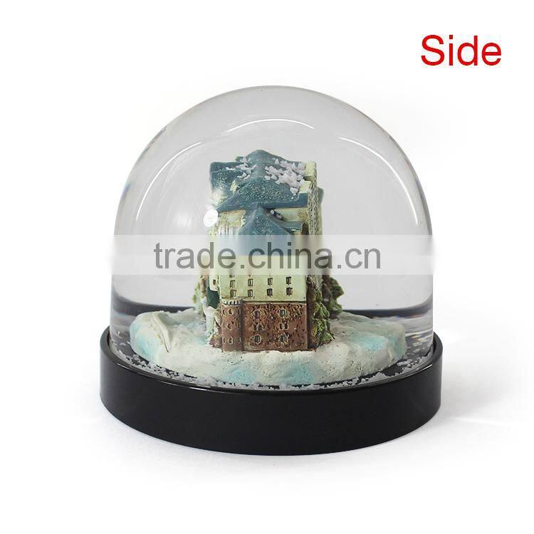New arival resin landscape snowball