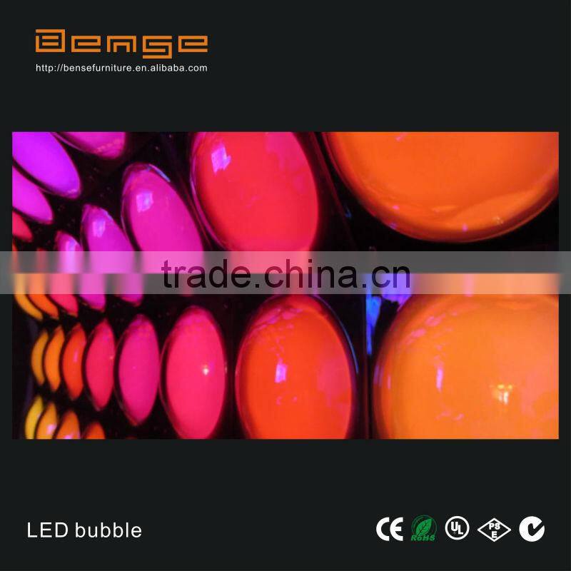 2015 Best Hot sales LED Disco Bubble Panel Wall Light with Mirror 80*80CM