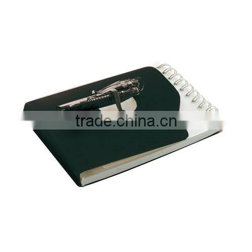 Block-notebook with ballpoint pen