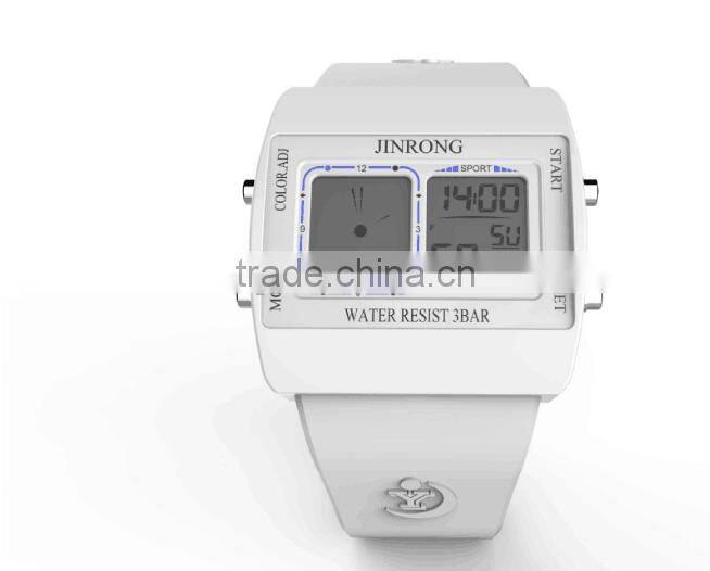 Fashion Business Men Watch, Hot Stylish Mens Watch, Dual Display Wrist Watch With Clock Alarm