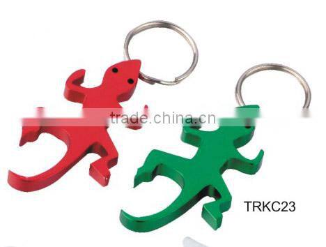 Promotion gifts Wall Lizard Shaped Bottle Opener Keychain