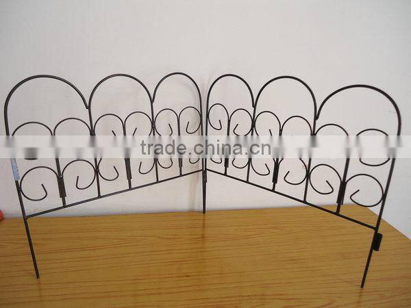 metal garden fence