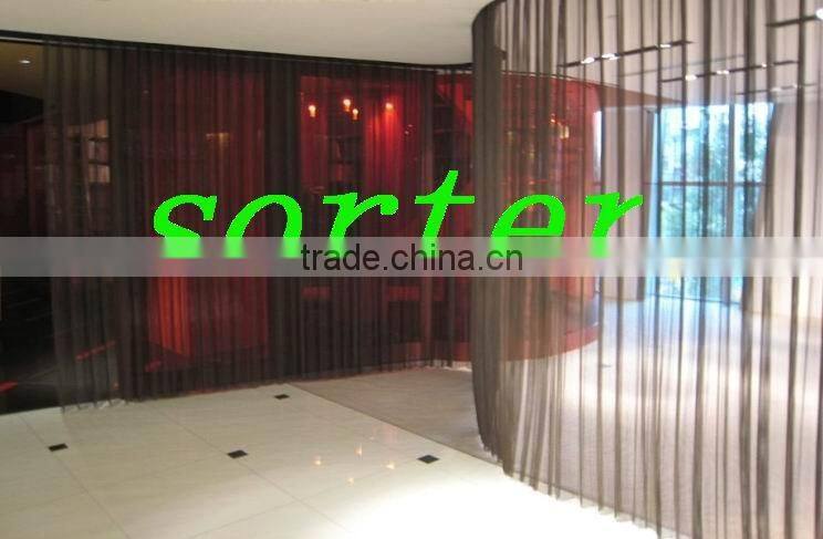 wire mesh curtain metal coil drapery for room divider