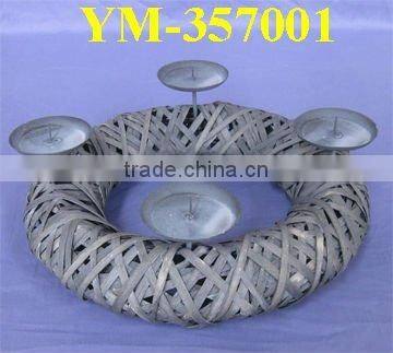 beautiful heart shape willow candle holder