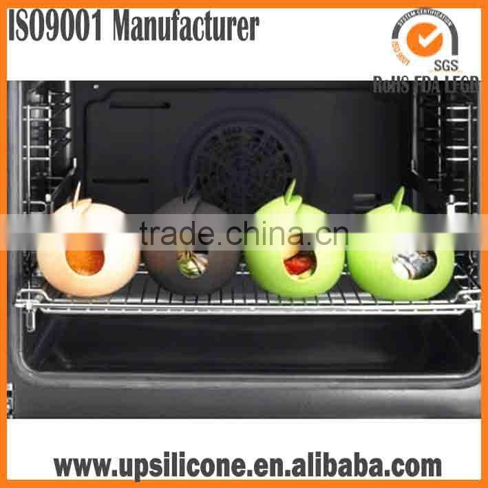 top quality food grade flexible folding unbreakable colorful silicone bowls for mircowave baking bread