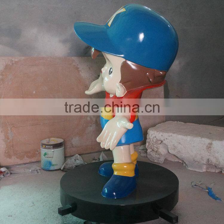 Fiberglass display cartoon figurine