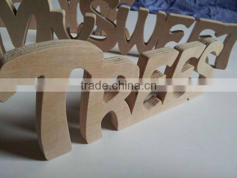 "home"decorative wooden alphabet letters for sale