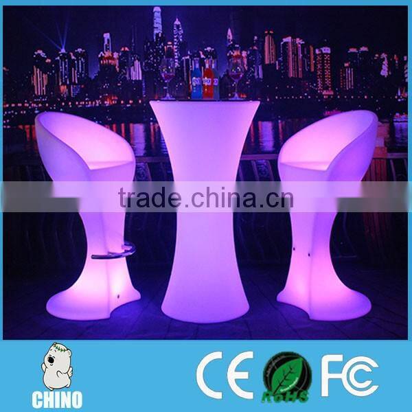 Nightclub Led use multi colors changing illuminated Table