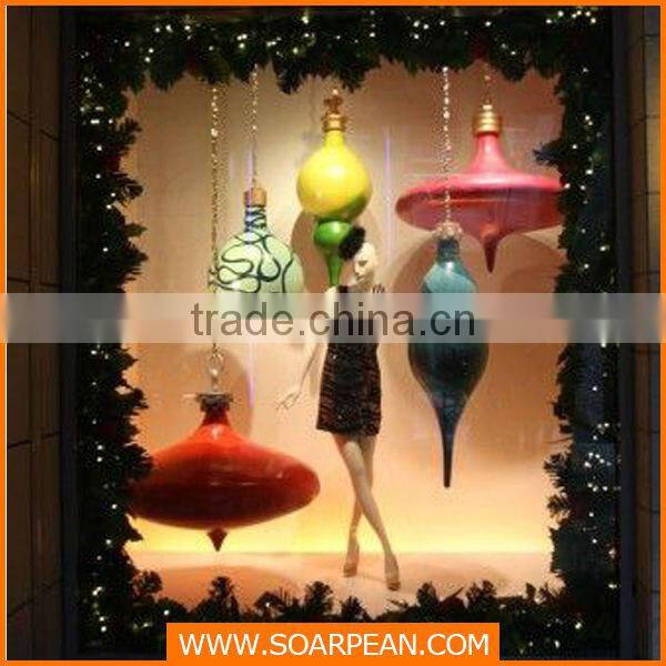 Customized Letter Shape Paper Window Display