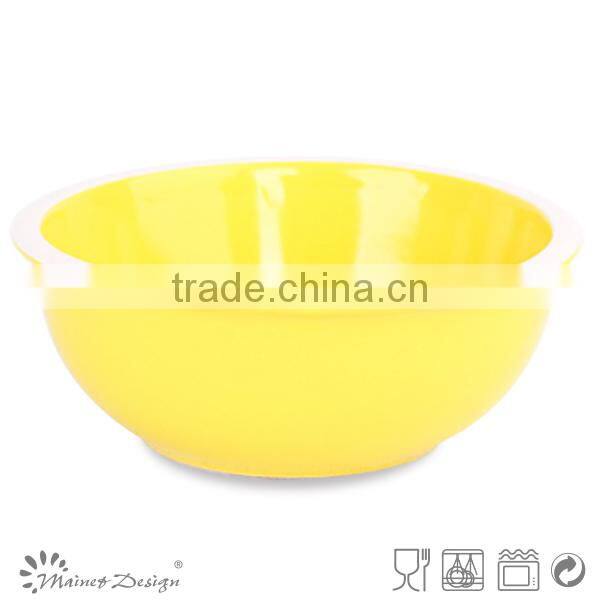 Top quality ceramic color soup bowl