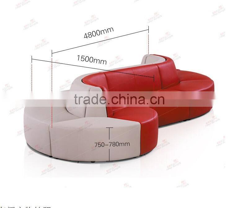 functional red beige modern simple on sale hallway lobby fabric sofa high fashion project furniture office waiting room sofa