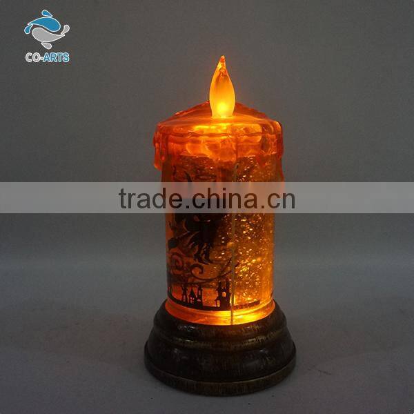 Professional design new arrival decoration flash glitter candle light