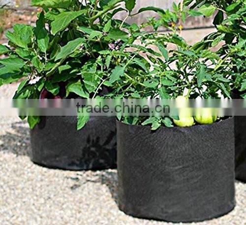 New 2017 wholesale felt grow bags 5,10,15,20 gallon Felt large plant Pots