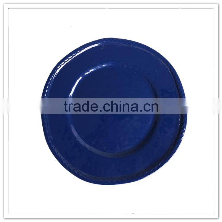 Wholesale crockery like melamine dinner plates, brass copper dinner plates