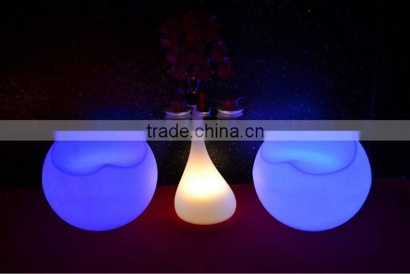 color changing LED table / light up furniture / outdoor bar counter