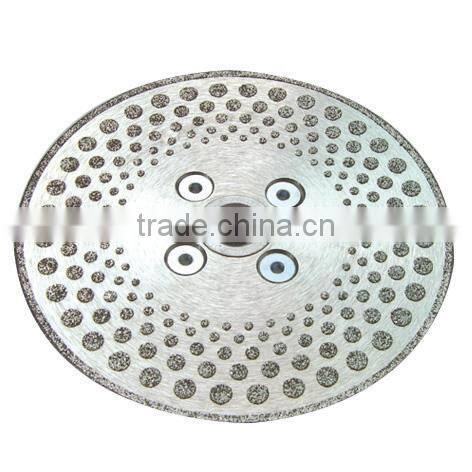 Double sides Electroplated diamond blades with M14 flange