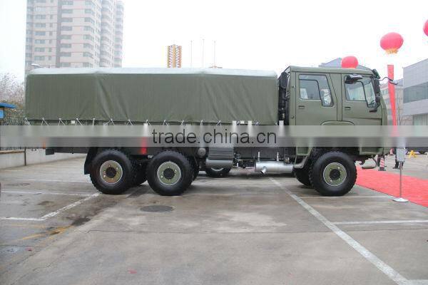All-wheel driving truck howo military truck 6x6 low price for sale