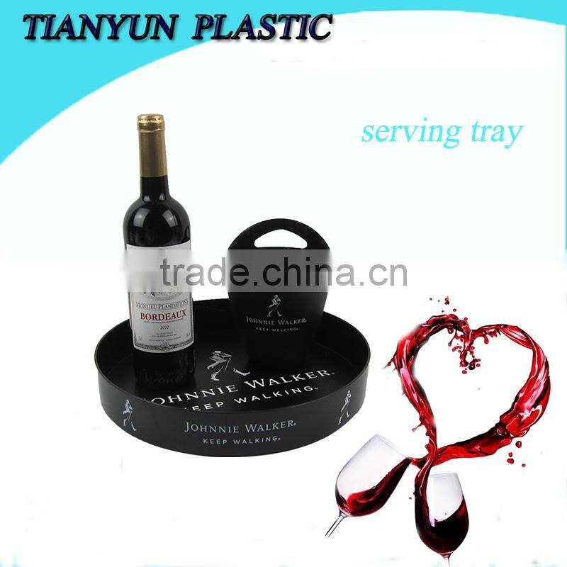 wholesale Antislip round shape plastic trays