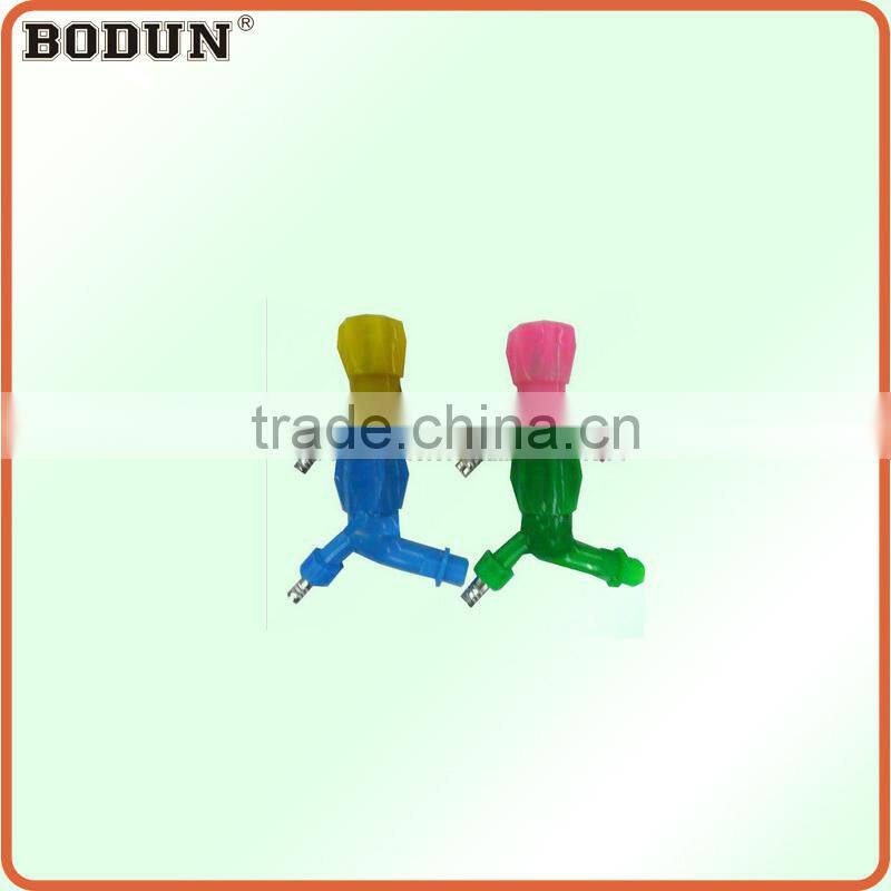 C3002 Big round head pvc plastic bibcock/shower faucet with metal mouth