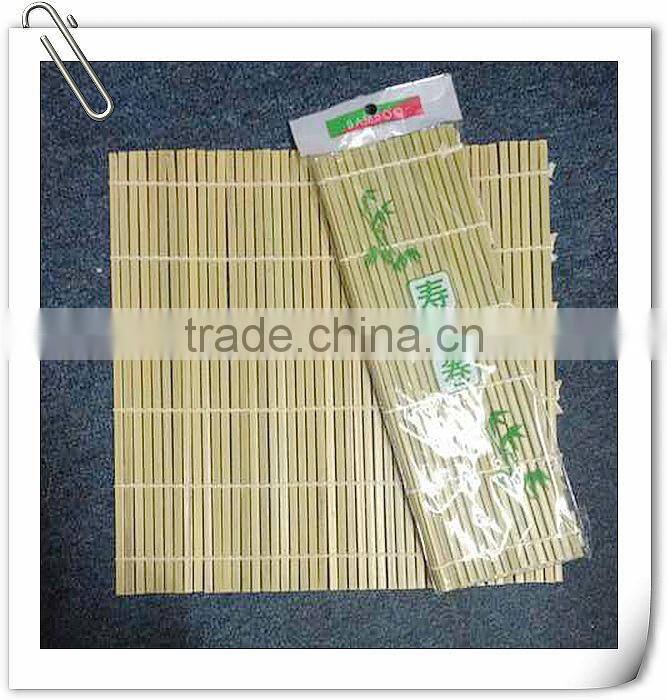 Nature green skin bamboo sushi rolling mat