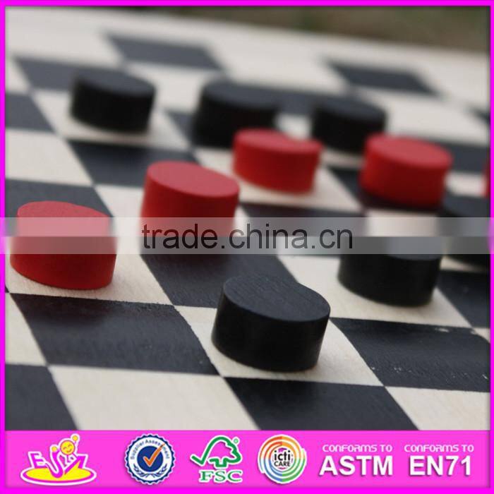 2016 newest 5 in 1 children wooden multi game board W11A048