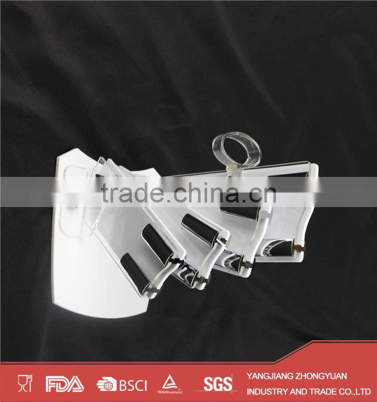 5pcs kitchen ceramic knife set with Acrylic Stand