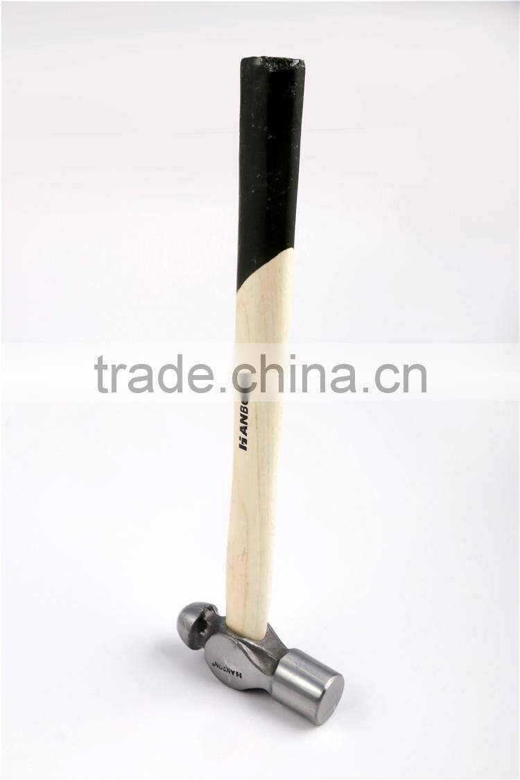 Multifunctional ball-peen hammer,rounded hammer with wooden handle