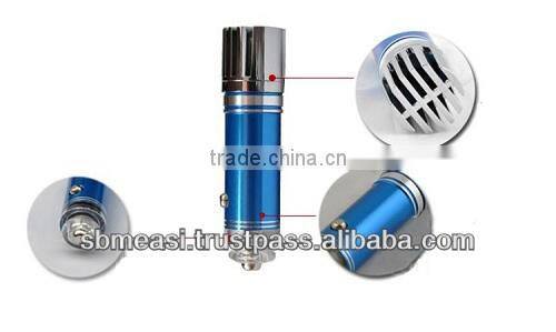 Power Portable Car Ionizer Air Purifier with 3.8M Negative Ions Concentrations