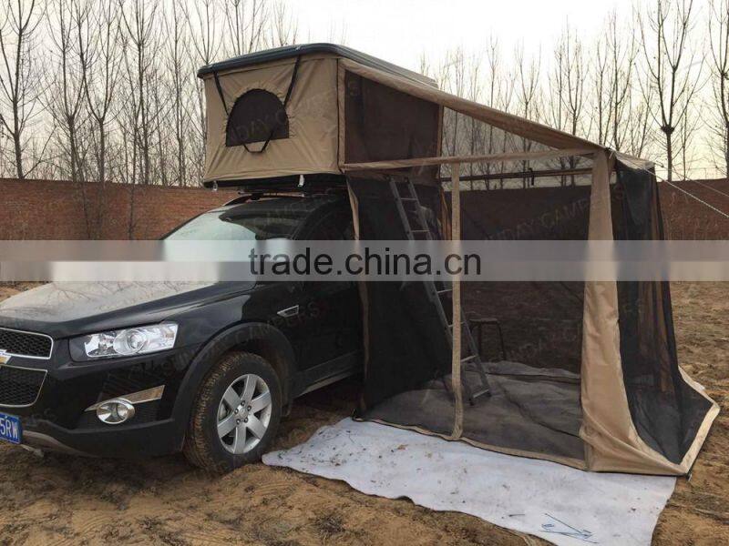 4x4 Off-road hard shell canvas camping roof top tent for sale